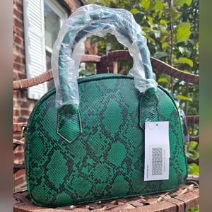 NWT Green Satchel Bag